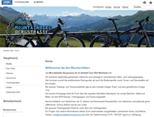 Tablet Screenshot of mountainbike-bergstrasse.de